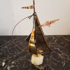 🚨DONATING SOON🚨 1970s Mario Jason Originals Sail Boat Signed